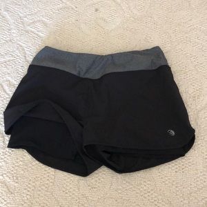 Size XS athletic shorts with built in spandex